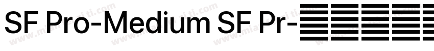 SF Pro-Medium SF Pr字体转换